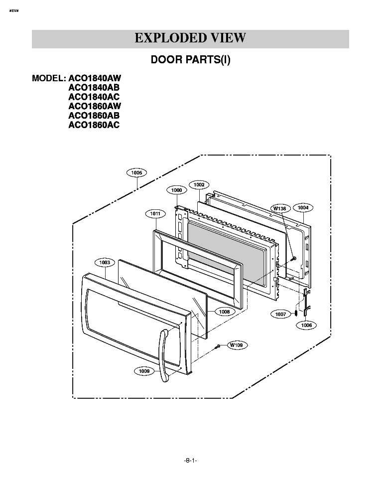 LG ACO1840AW[AB][AC] ACO1860AW[AB][AC] service manual
